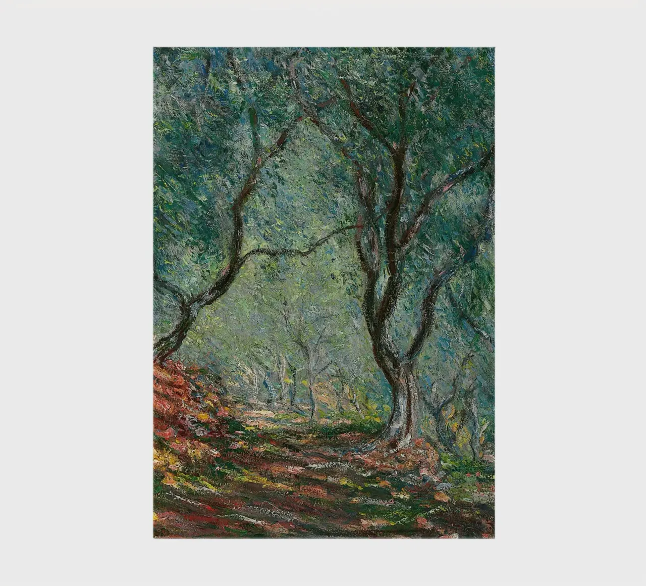 Claude Monet – Olive Grove in the Moreno Garden (1884) notebook by Wirla
