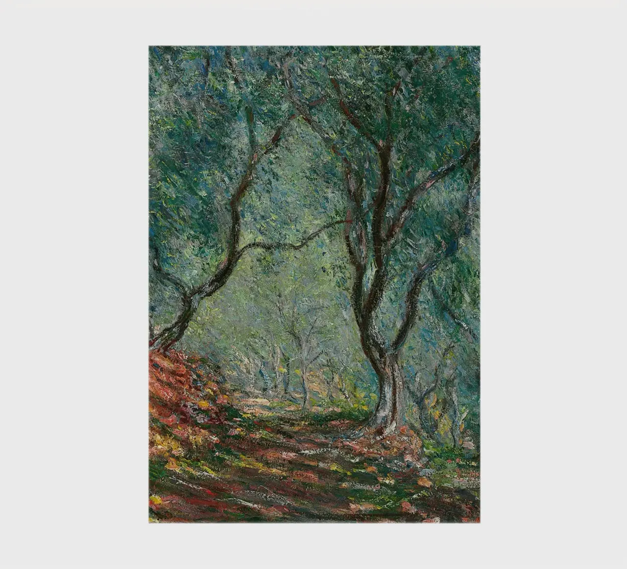 Claude Monet – Olive Grove in the Moreno Garden (1884) notebook by Wirla
