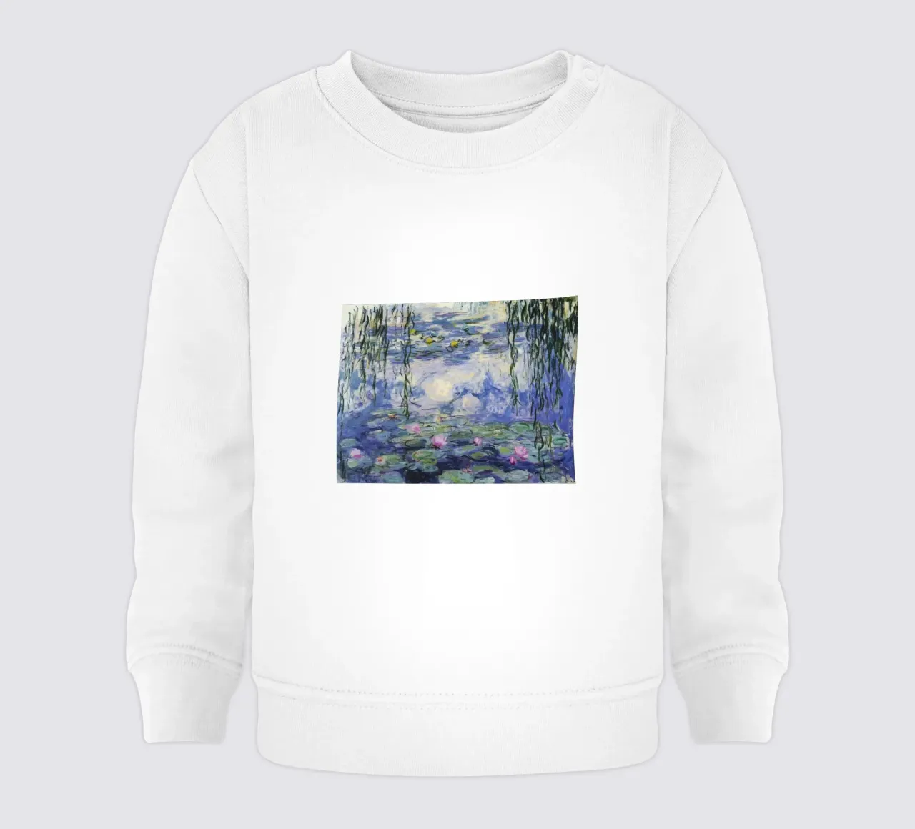 ninfee claude monet felpa neonato da belong shop
