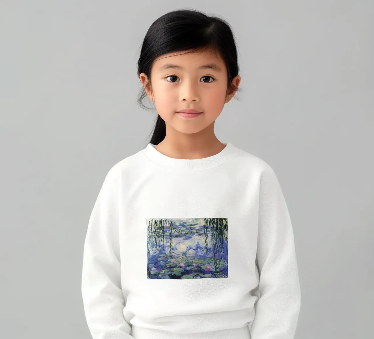ninfee claude monet felpa bambino da belong shop