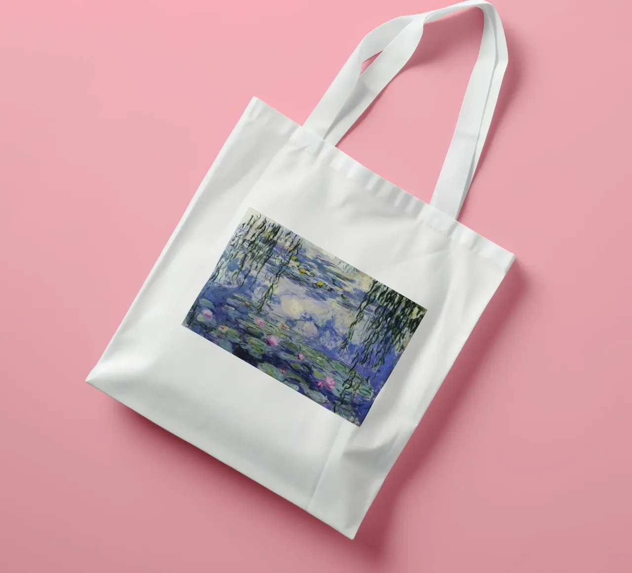 ninfee claude monet borsa in juta da belong shop