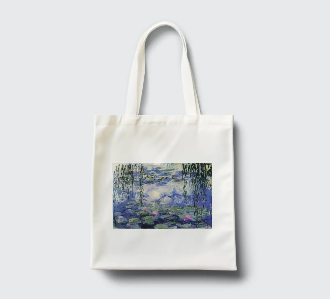 ninfee claude monet borsa in juta da belong shop