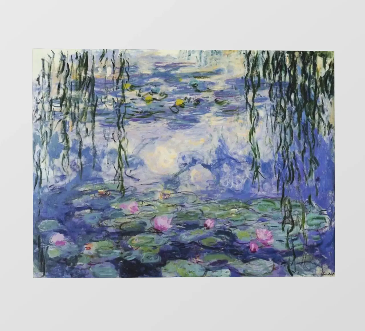 ninfee claude monet telo in pvc da belong shop