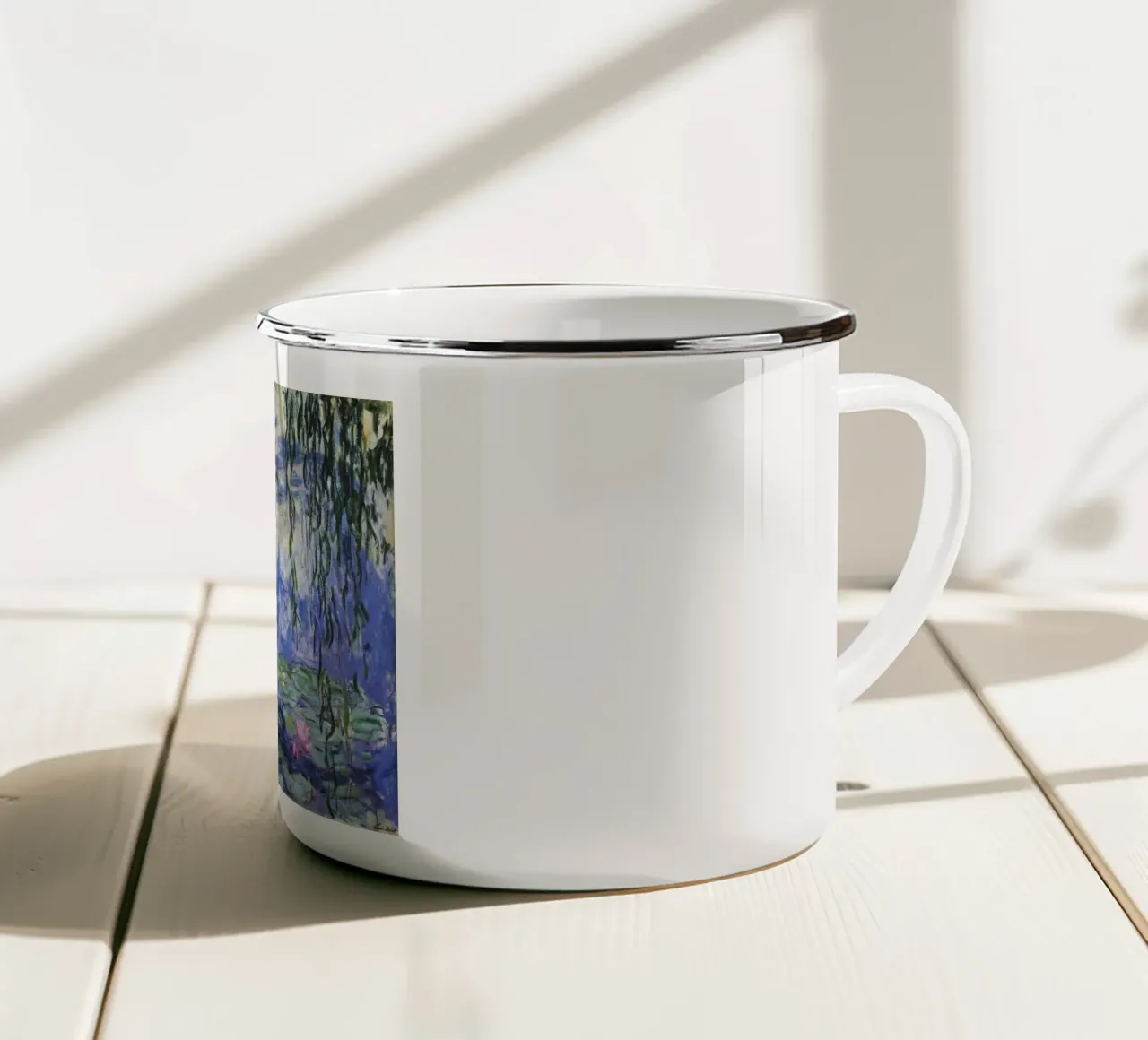 ninfee claude monet tazza in smalto da belong shop