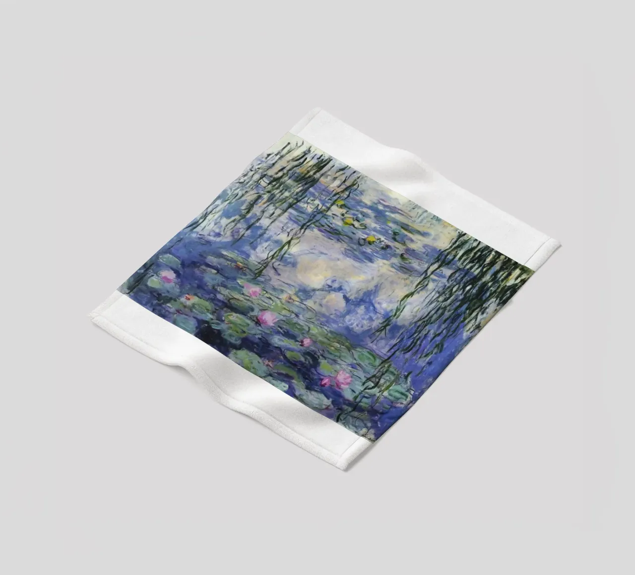 ninfee claude monet coperta in pile da belong shop