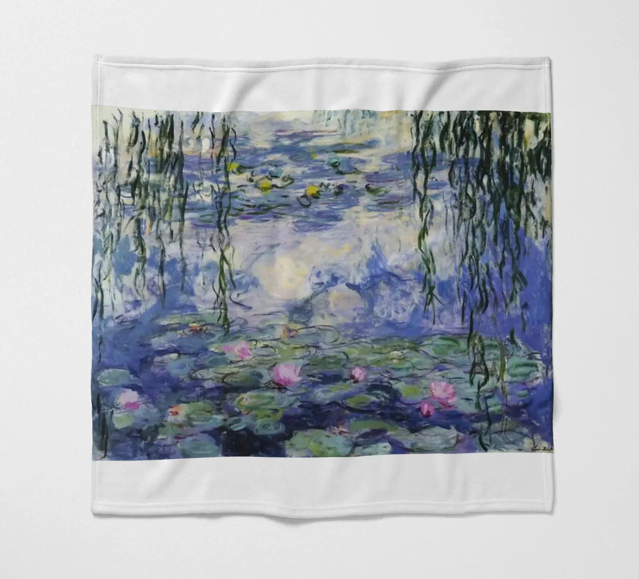 ninfee claude monet coperta in pile da belong shop