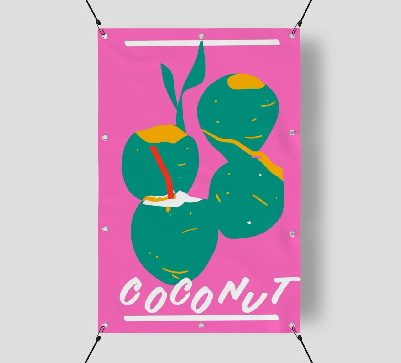 Noce di cocco telo in pvc da Mariery Young