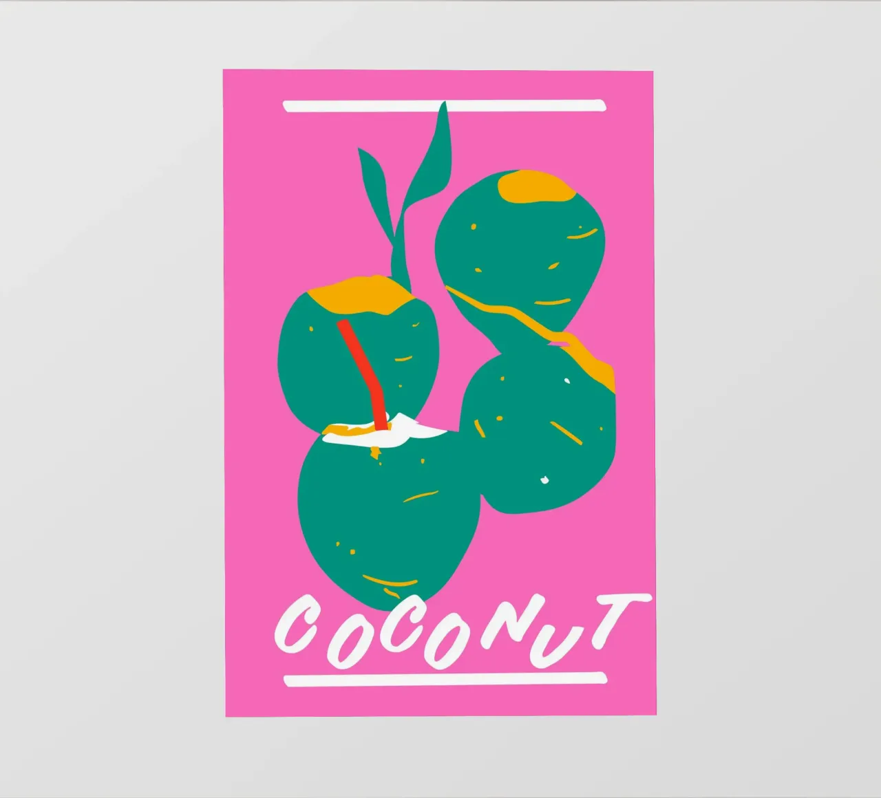 Noce di cocco telo in pvc da Mariery Young