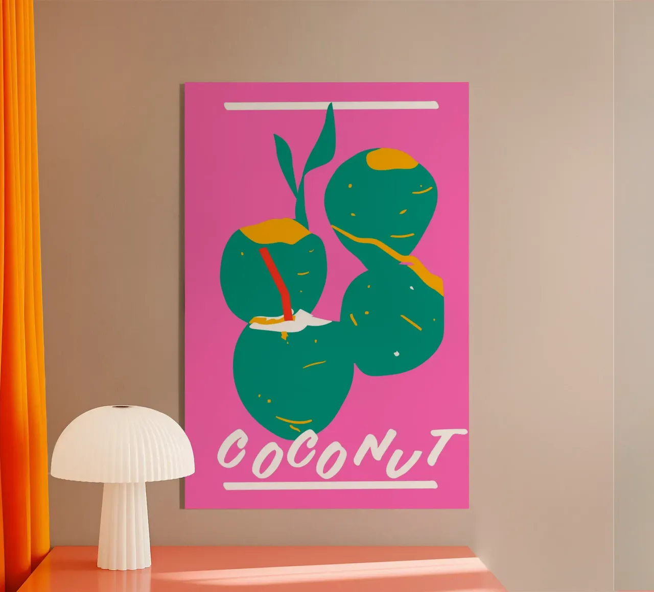 Noce di cocco plexiglass da Mariery Young