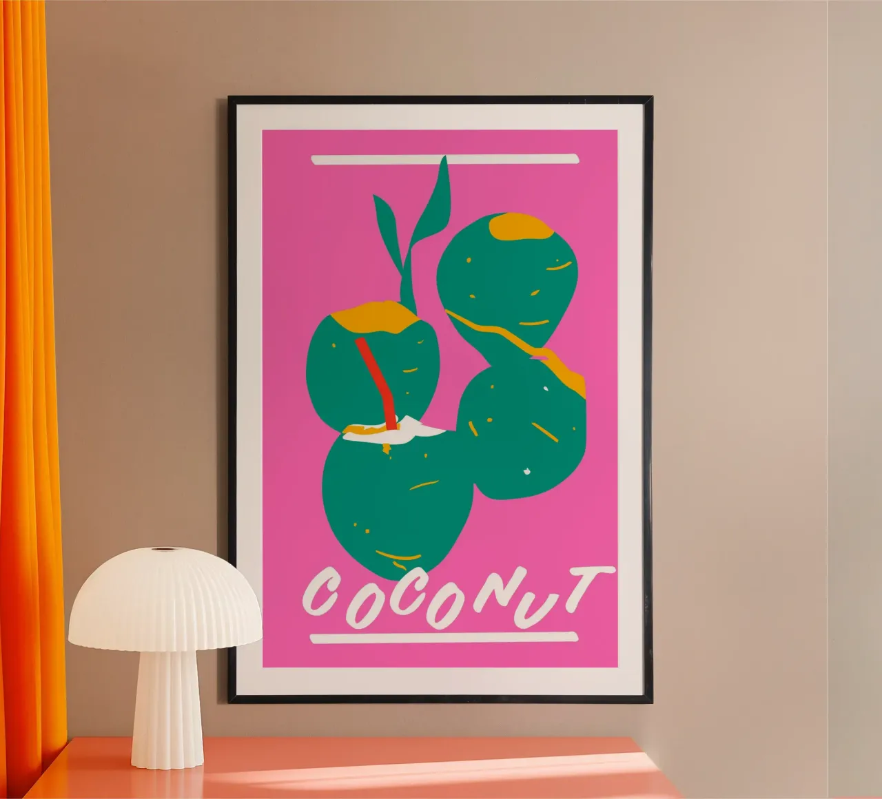 Coconut poster by Mariery Young