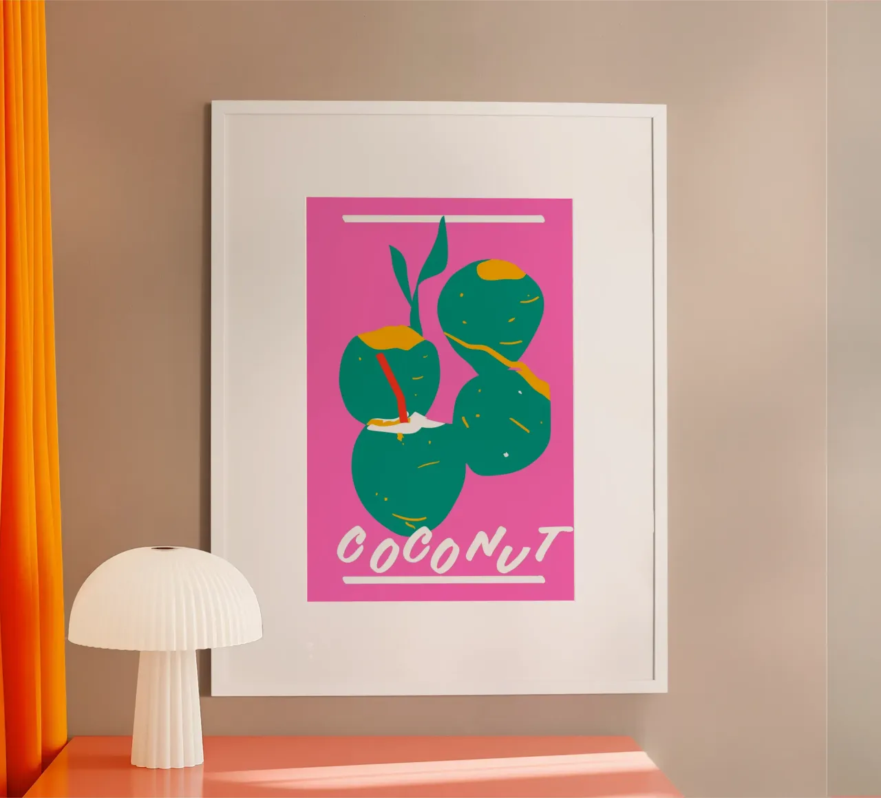 Coconut poster by Mariery Young