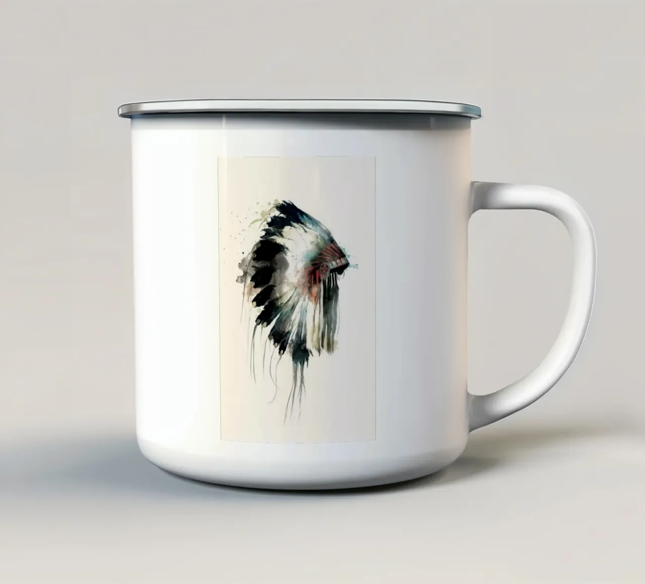 pittura in stile indigeno amy hamilton tazza in smalto da kbm store