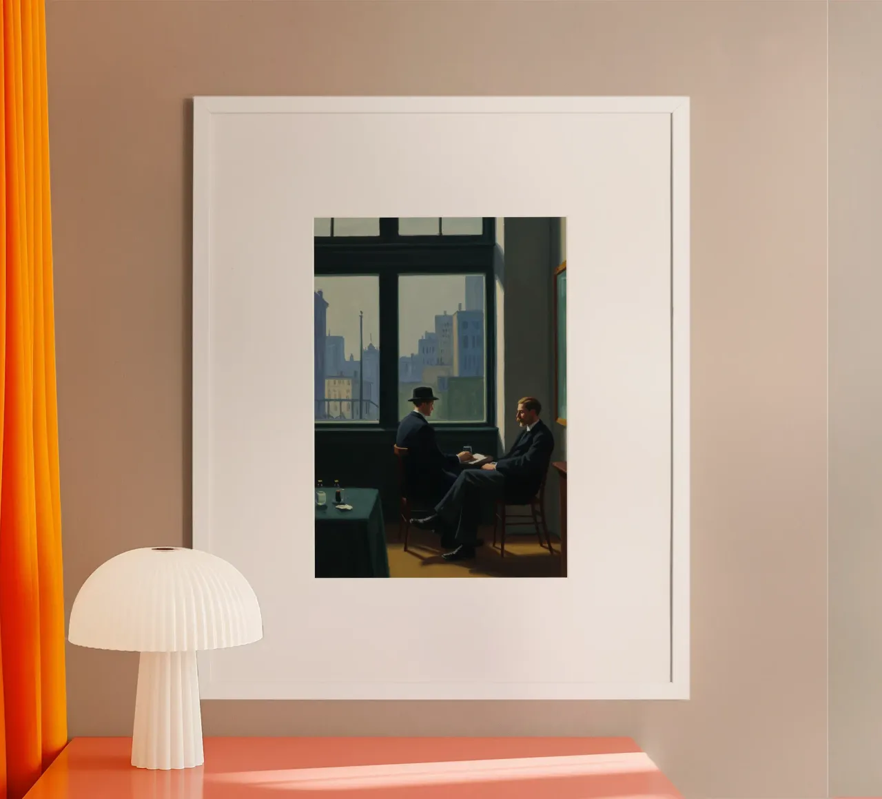 Pensieri poster con telaio in legno da Art Center