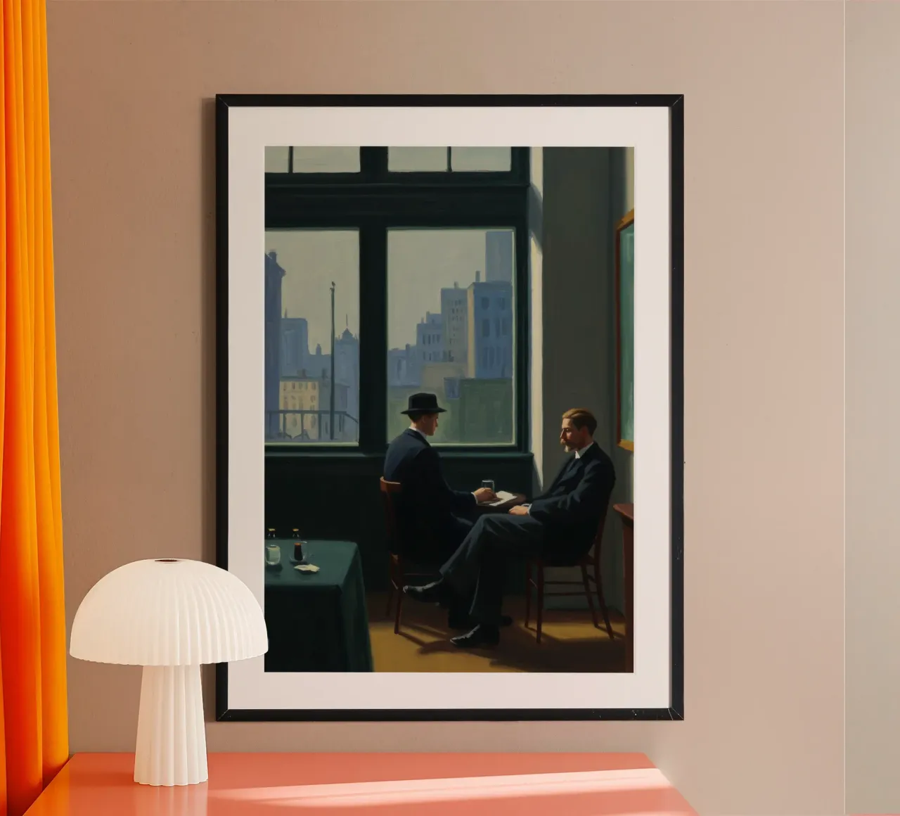 Pensieri poster con telaio in legno da Art Center