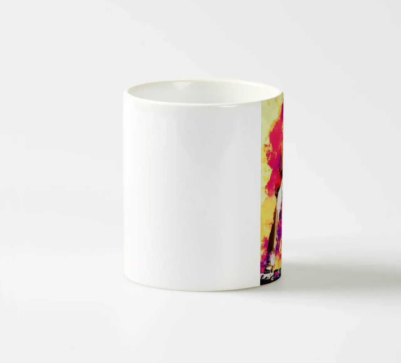 Macchia di ritratto Prince Rogers Nelson tazza in ceramica da Gunawan Rb