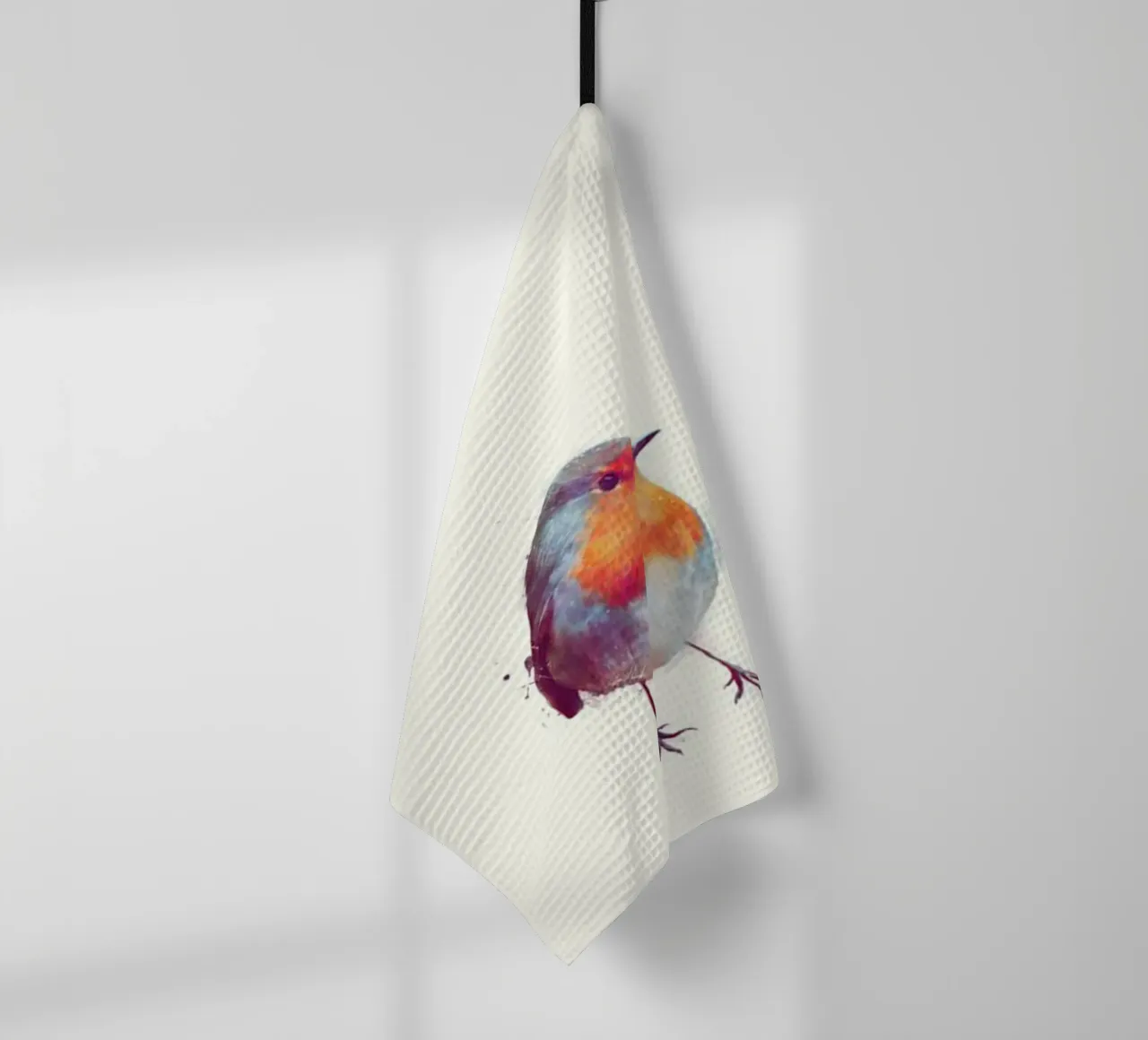 amy hamilton uccelli colorati canovaccio da cucina da komo store