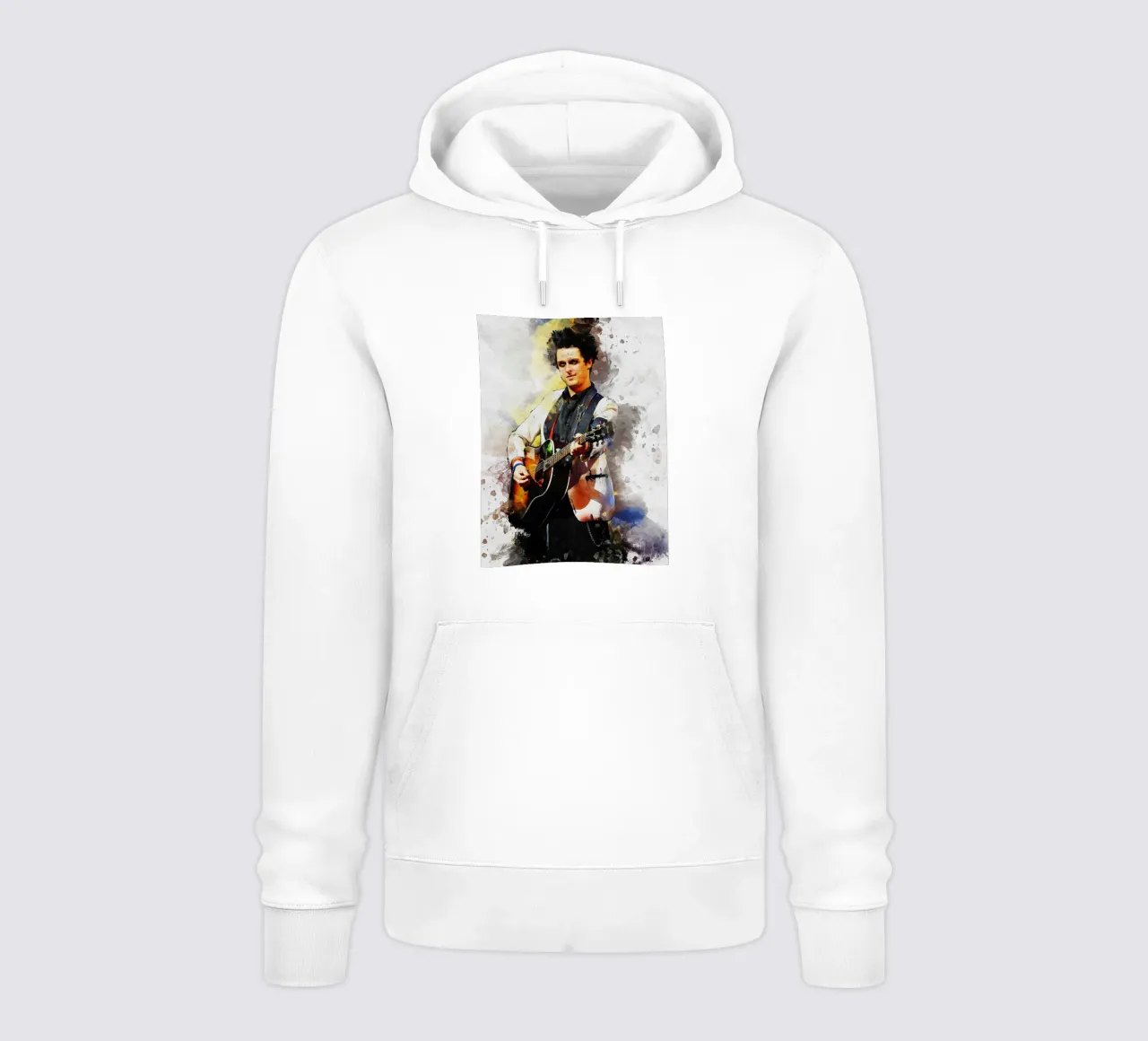 Mancha de retrato Billie Joe Armstrong sudadera con capucha de Gunawan Rb