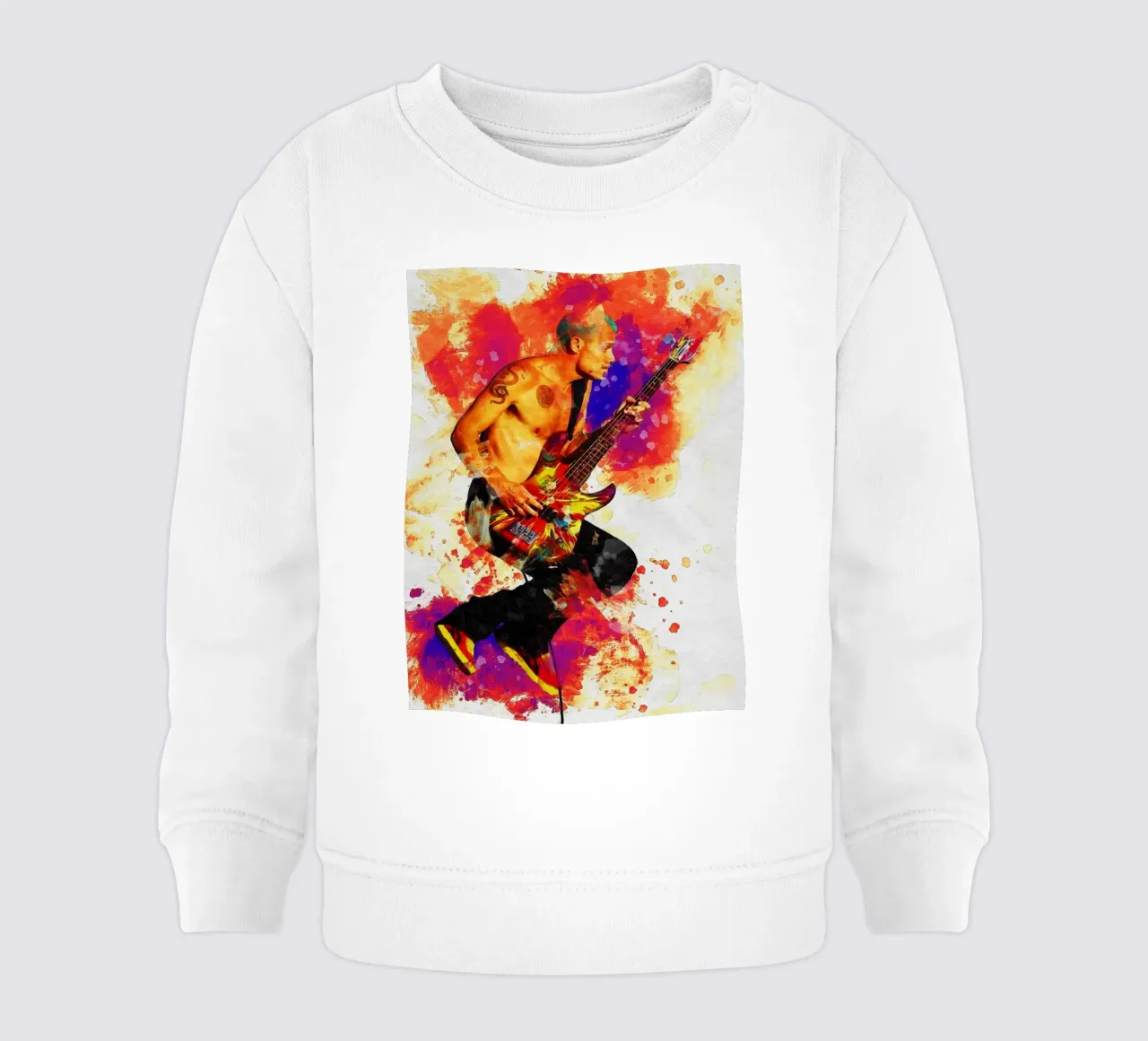 Smudge of Flea RHCP - El mejor bajista de la historia sudadera de bebé de Gunawan Rb