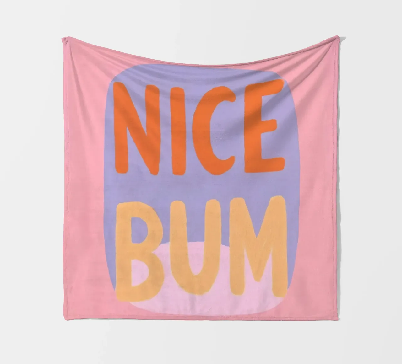 Netter Hintern Vibes Fleecedecke von Carinaprint