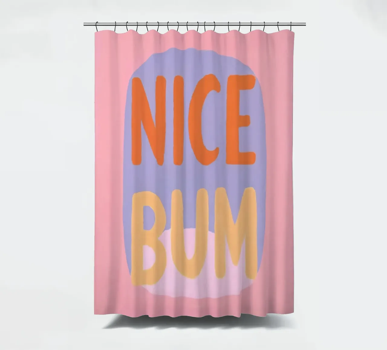 Netter Hintern Vibes Duschvorhang von Carinaprint