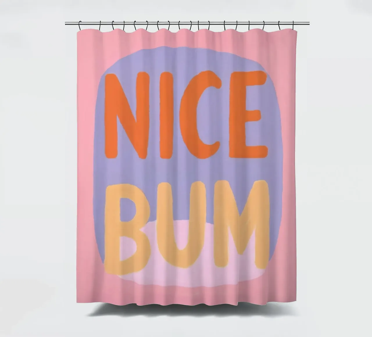 Netter Hintern Vibes Duschvorhang von Carinaprint