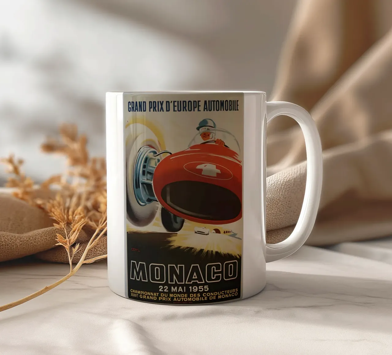 Grand Prix D'Europe Automobile Monaco ceramic mug by AUTOSHOOT