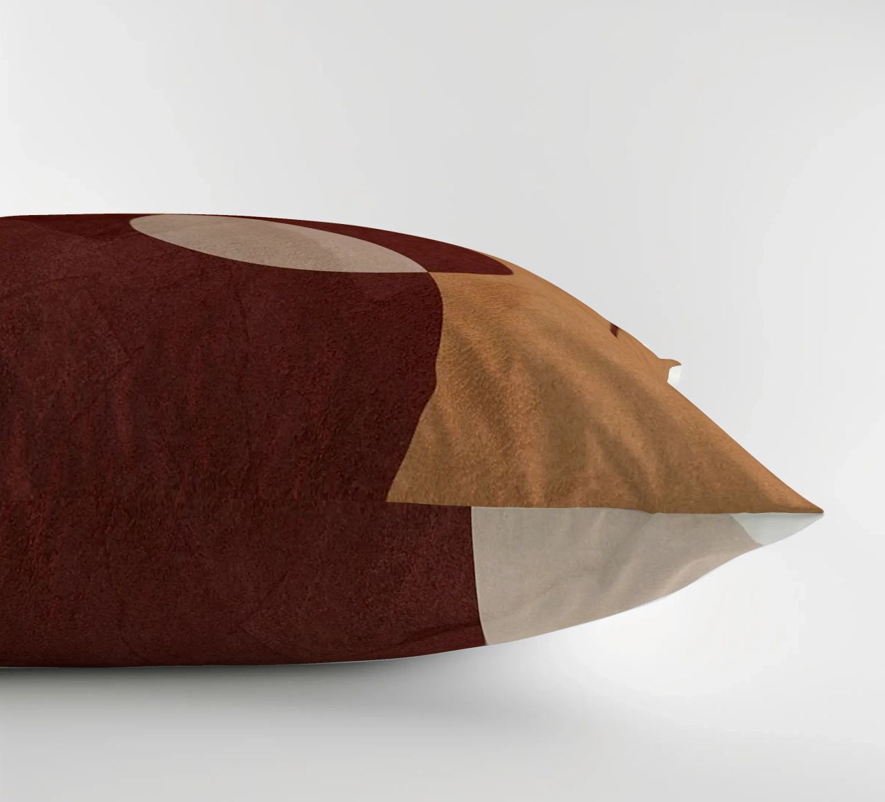 forme geometriche cerchi rettangoli linee forme sovrapposte cuscino da Leslie Anne Kriz