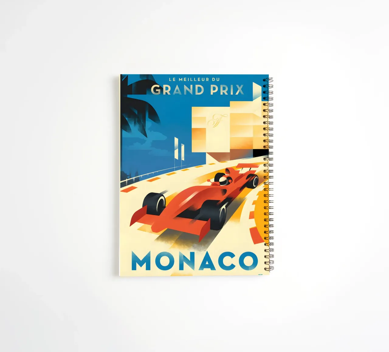 Monaco Grand Prix spiral notebook by AUTOSHOOT