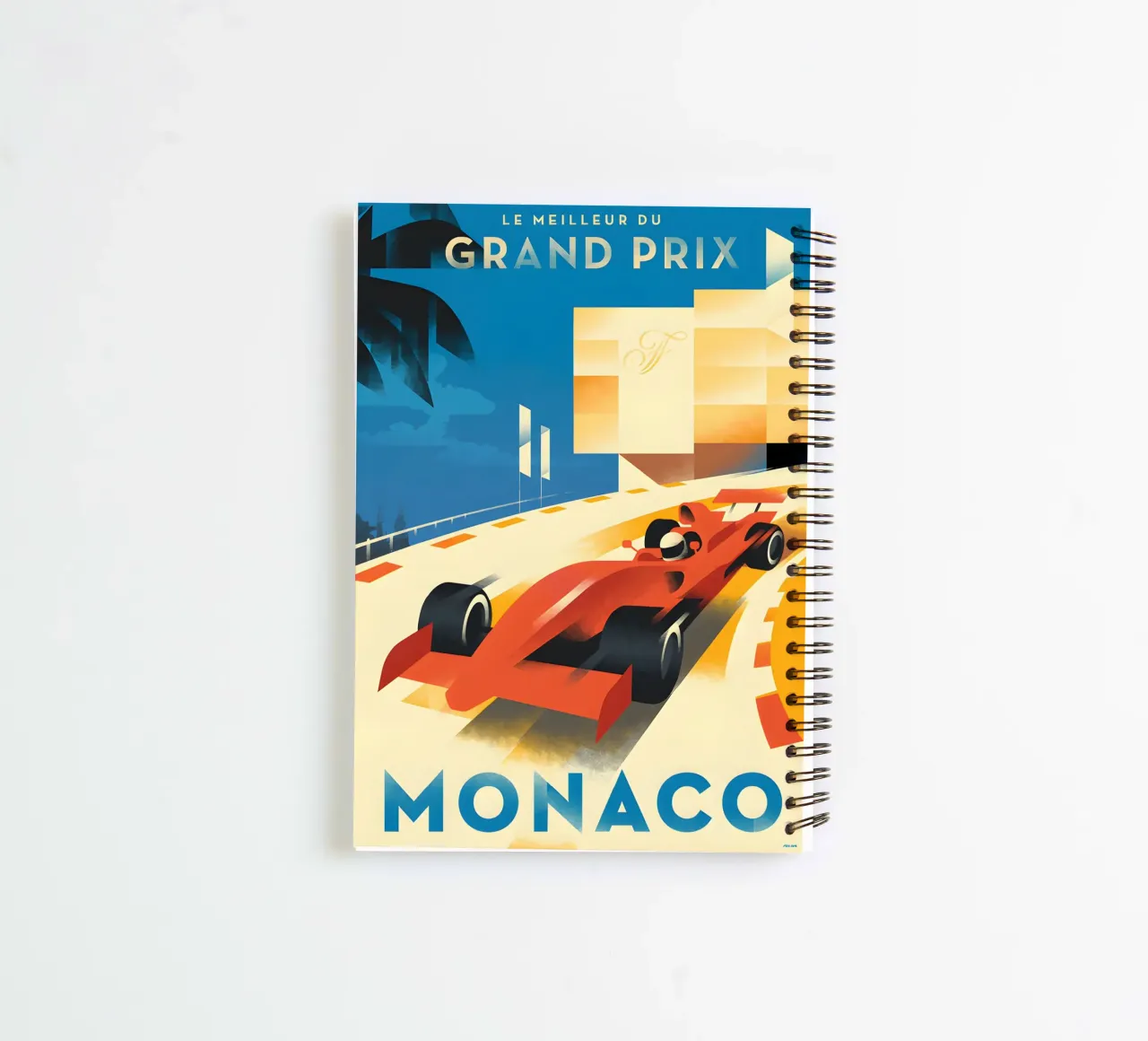 Monaco Grand Prix spiral notebook by AUTOSHOOT