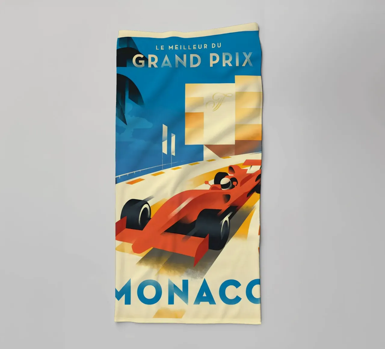 Monaco Grand Prix towel by AUTOSHOOT