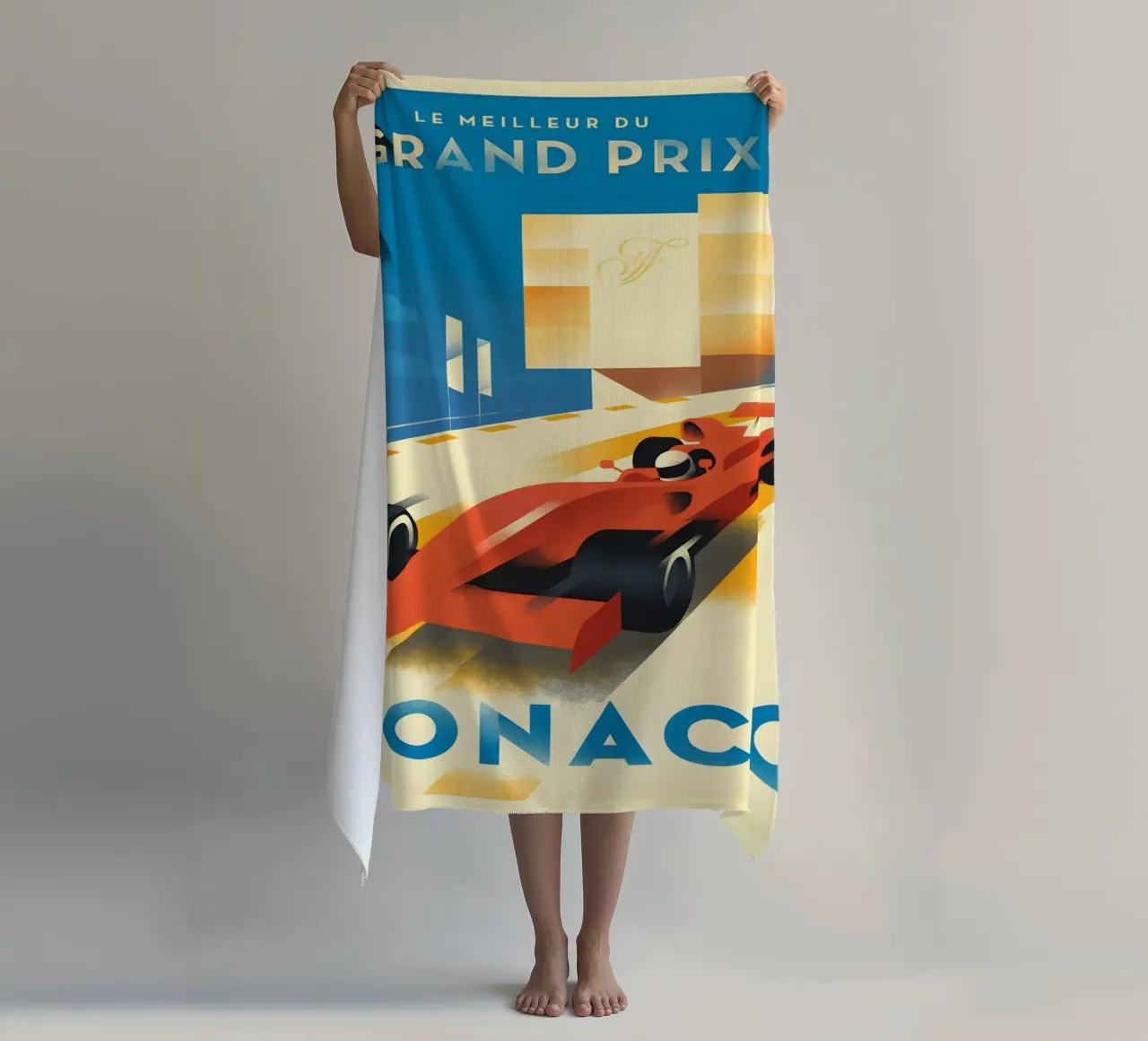 Gran Premio di Monaco telo mare da AUTOSHOOT