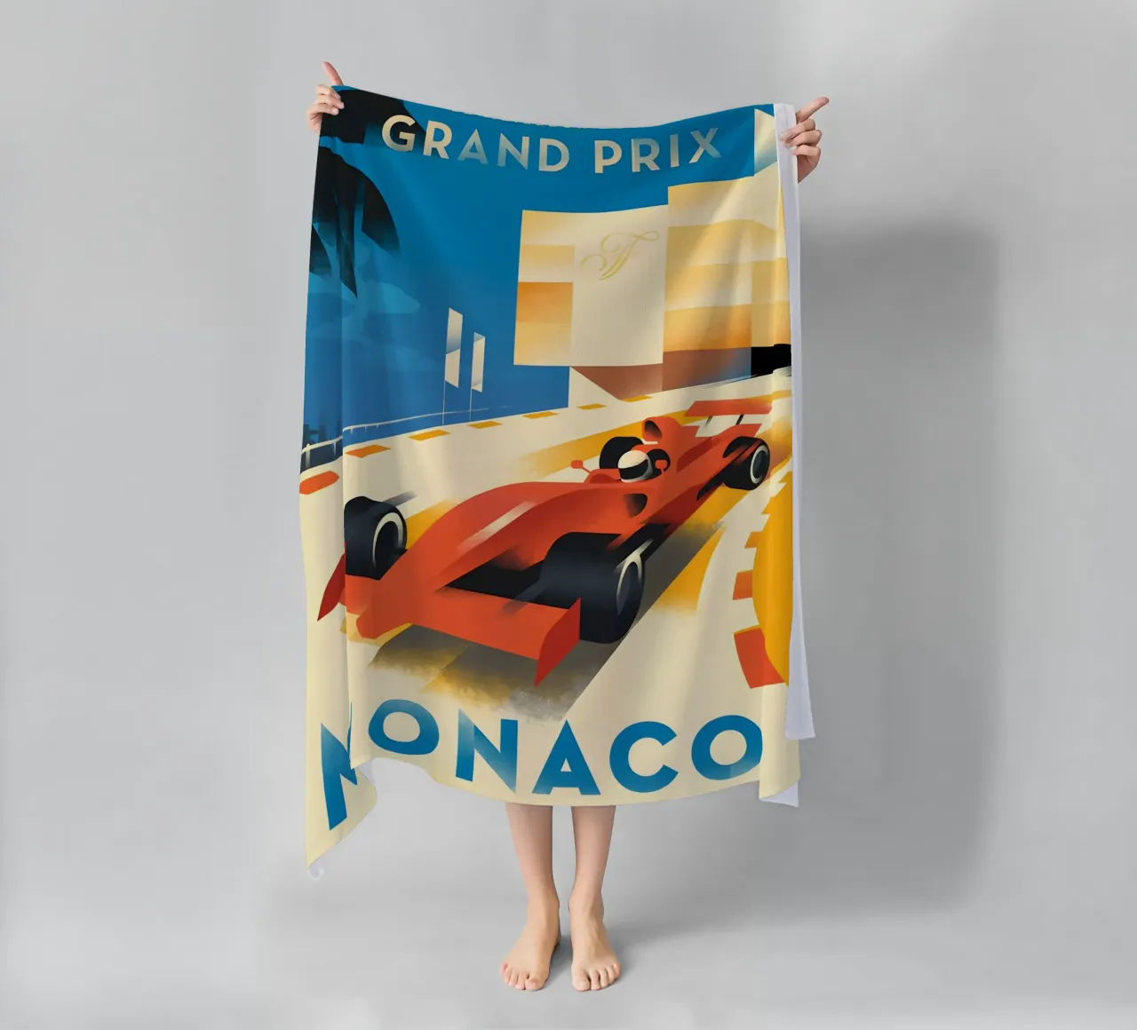 Gran Premio di Monaco telo mare da AUTOSHOOT