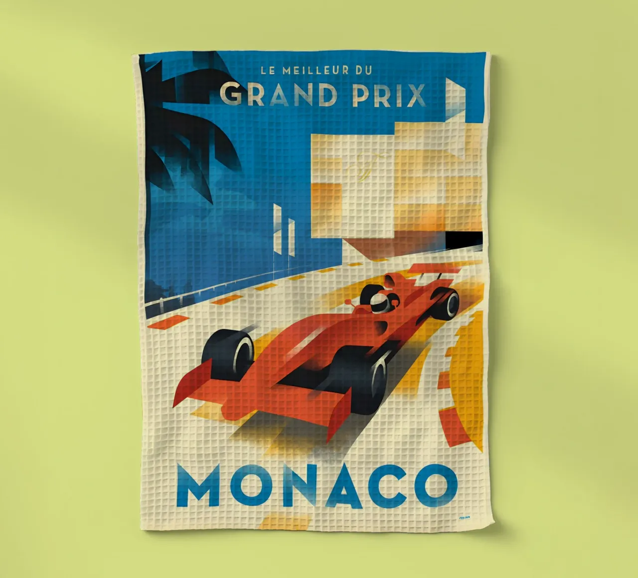 Monaco Grand Prix tea towel by AUTOSHOOT