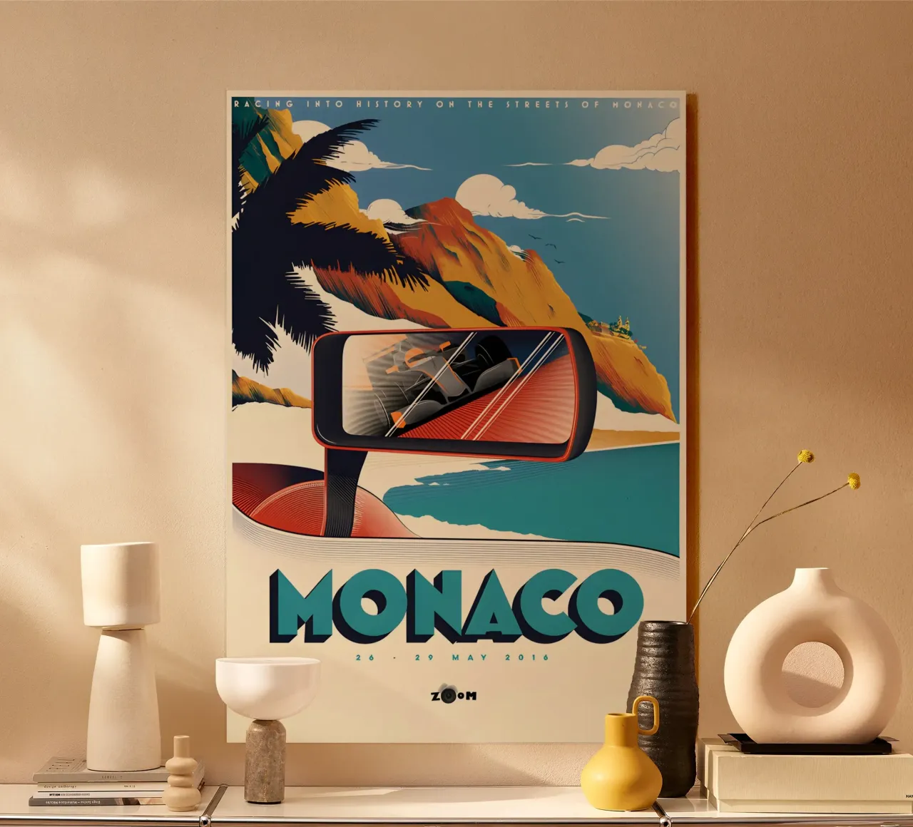 Vintage Travel Monaco acrylic glass by AUTOSHOOT