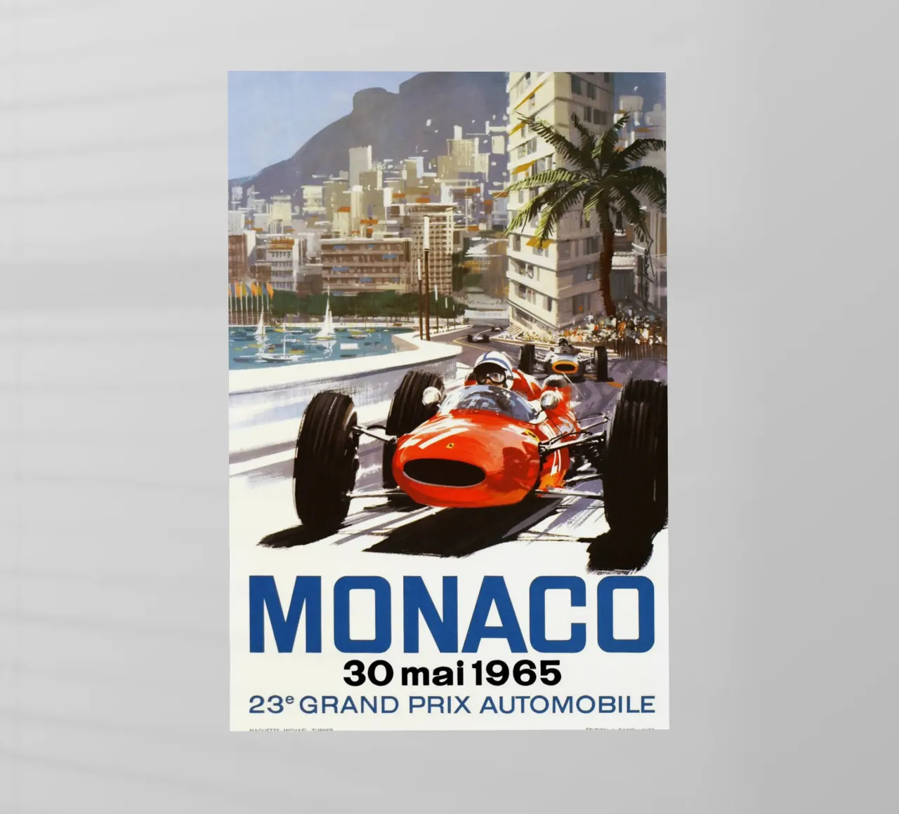 Gran Premio di Monaco Automobile 30 Mei 1965 pellicola backlit da AUTOSHOOT