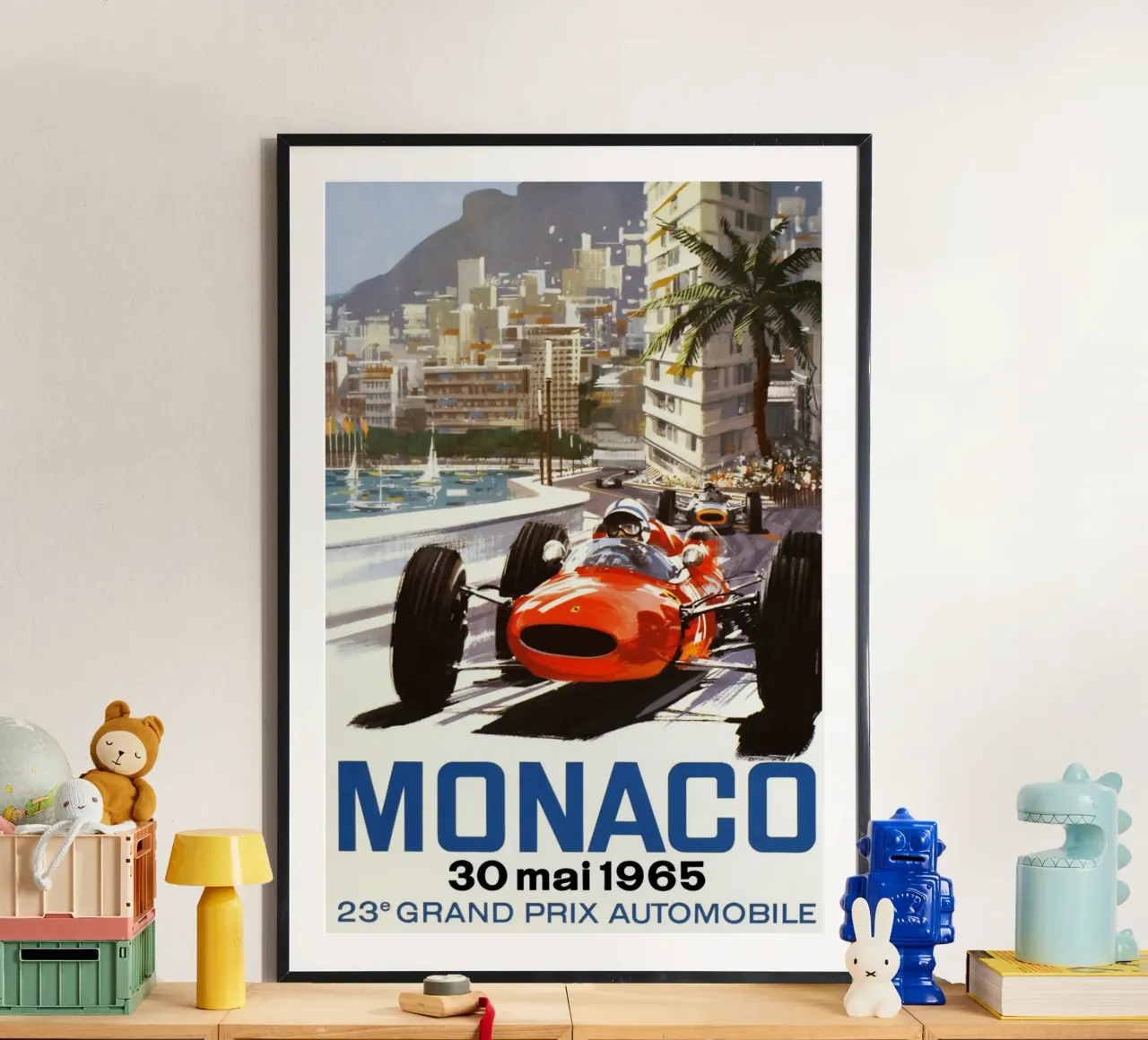 Gran Premio di Monaco Automobile 30 Mei 1965 carta hahnemühle da AUTOSHOOT