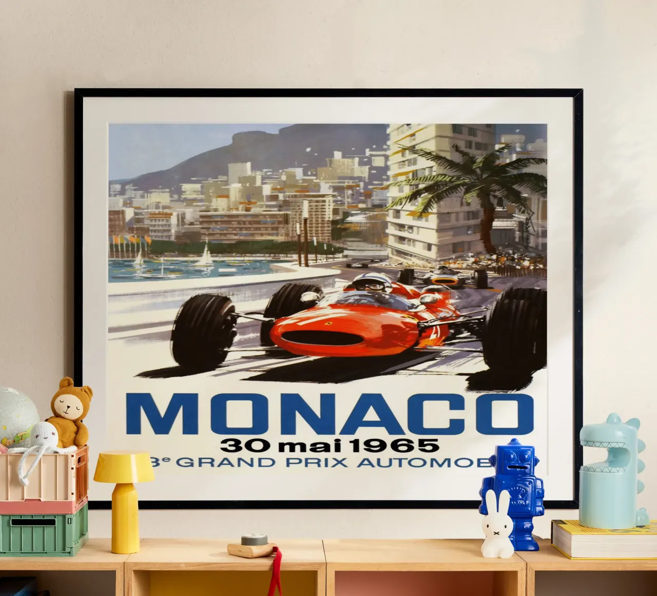 Gran Premio di Monaco Automobile 30 Mei 1965 carta hahnemühle da AUTOSHOOT
