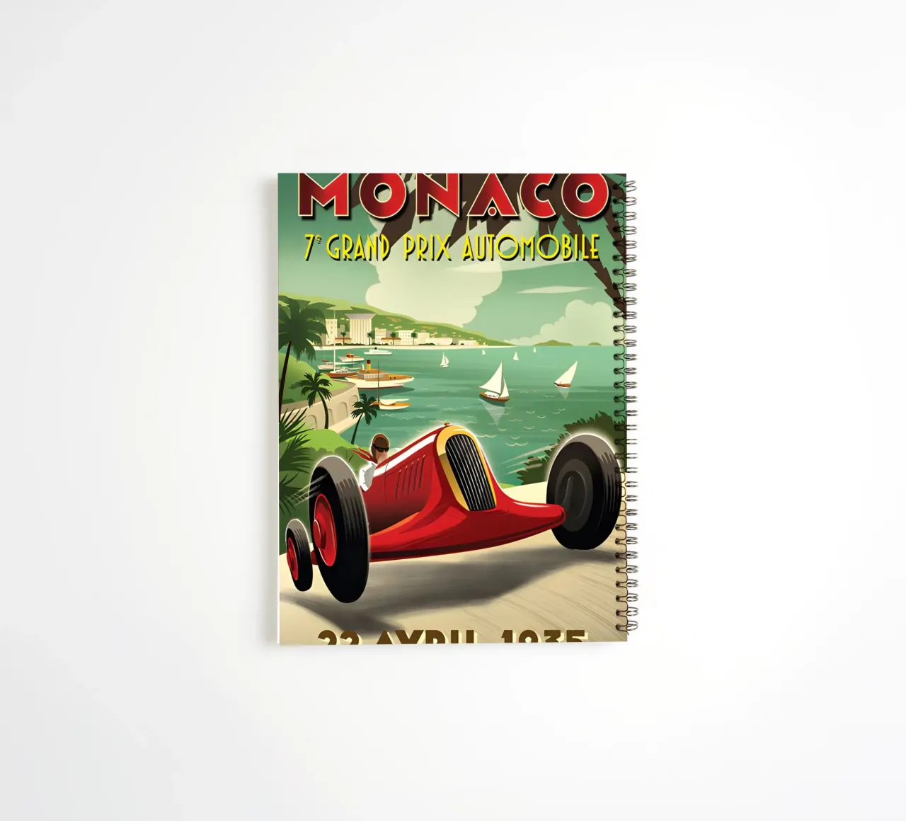 Monaco Automobile Grand Prix spiral notebook by AUTOSHOOT
