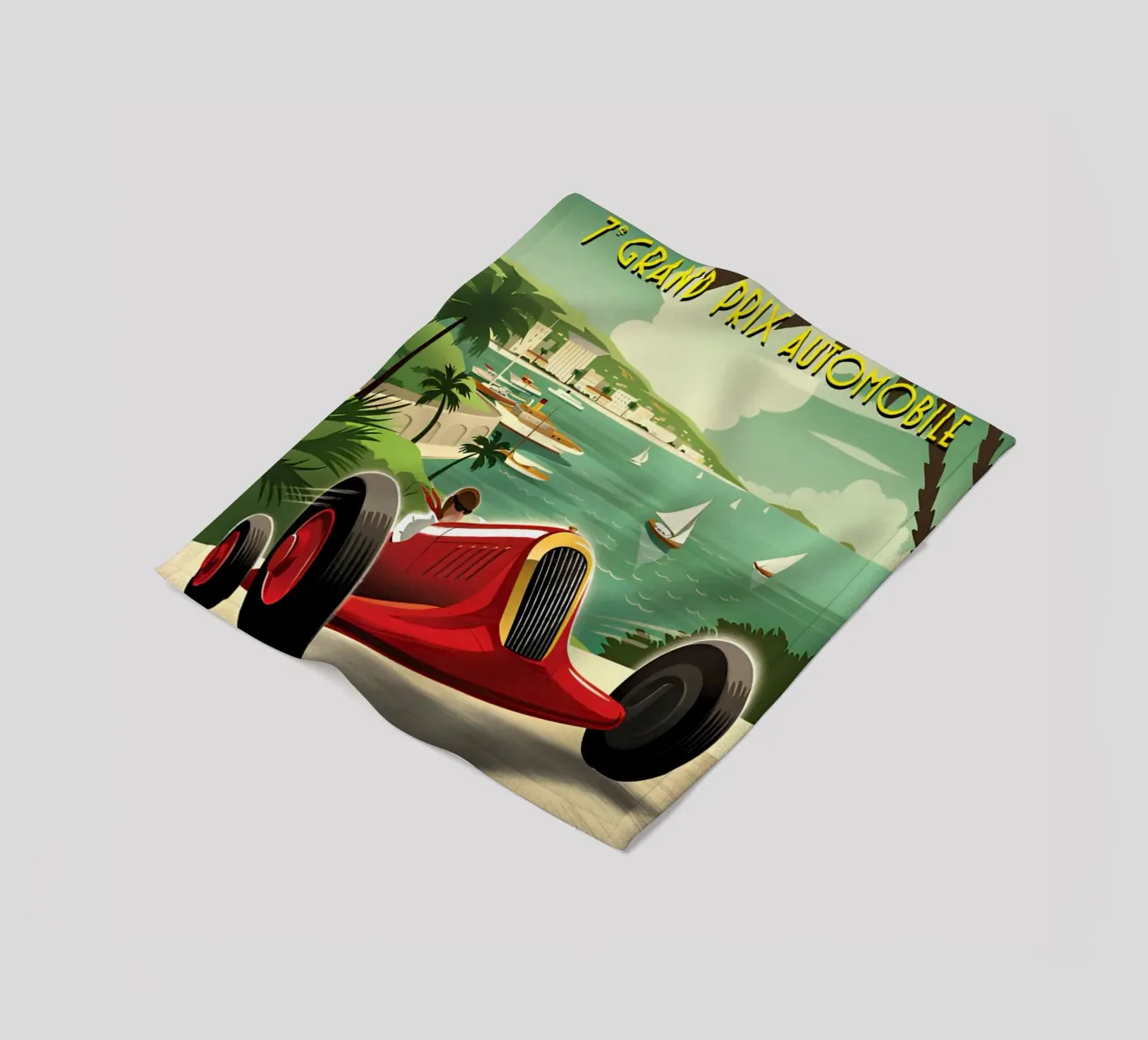 Monaco Automobile Grand Prix fleece blanket by AUTOSHOOT