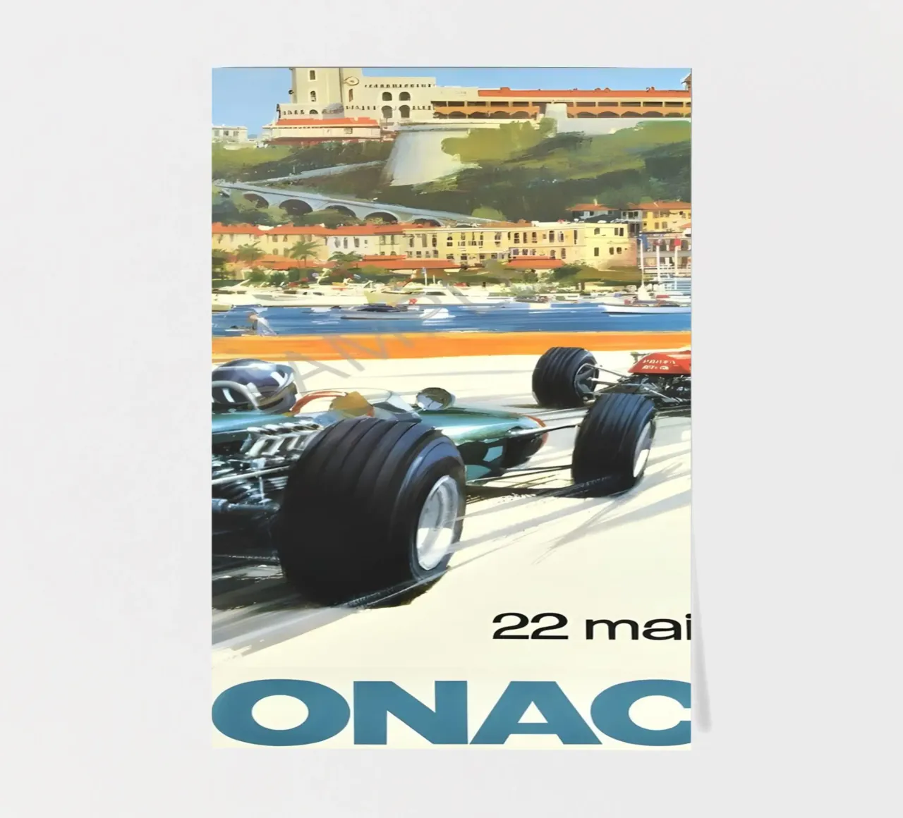 Grand Prix Automobile maggio 1966 foglio adesivo da AUTOSHOOT