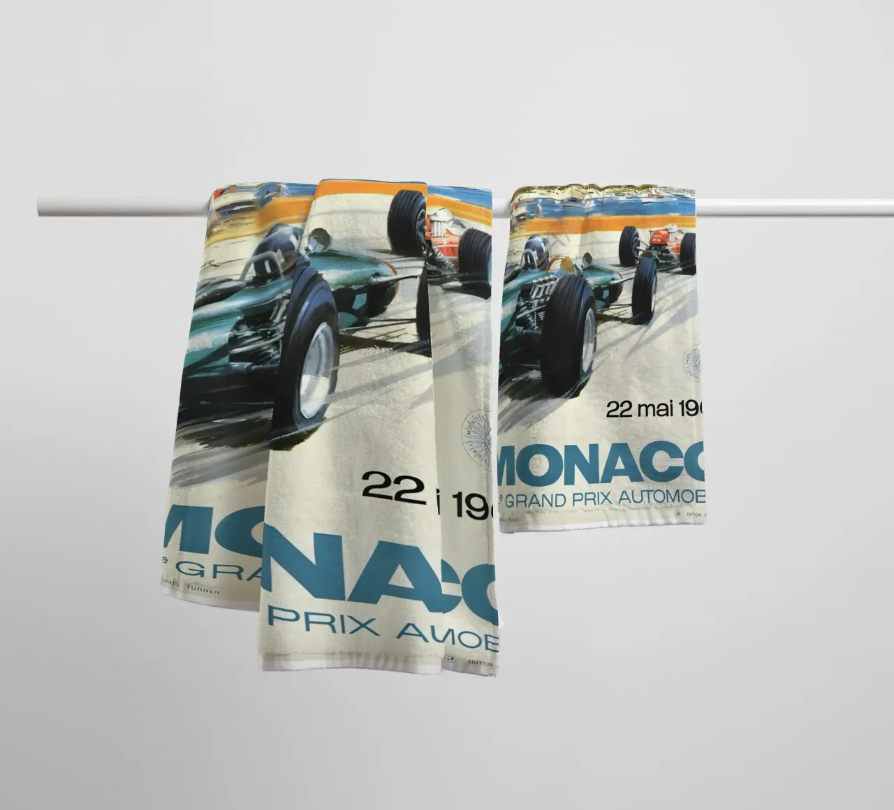 Grand Prix Automobile maggio 1966 asciugamano da bagno da AUTOSHOOT