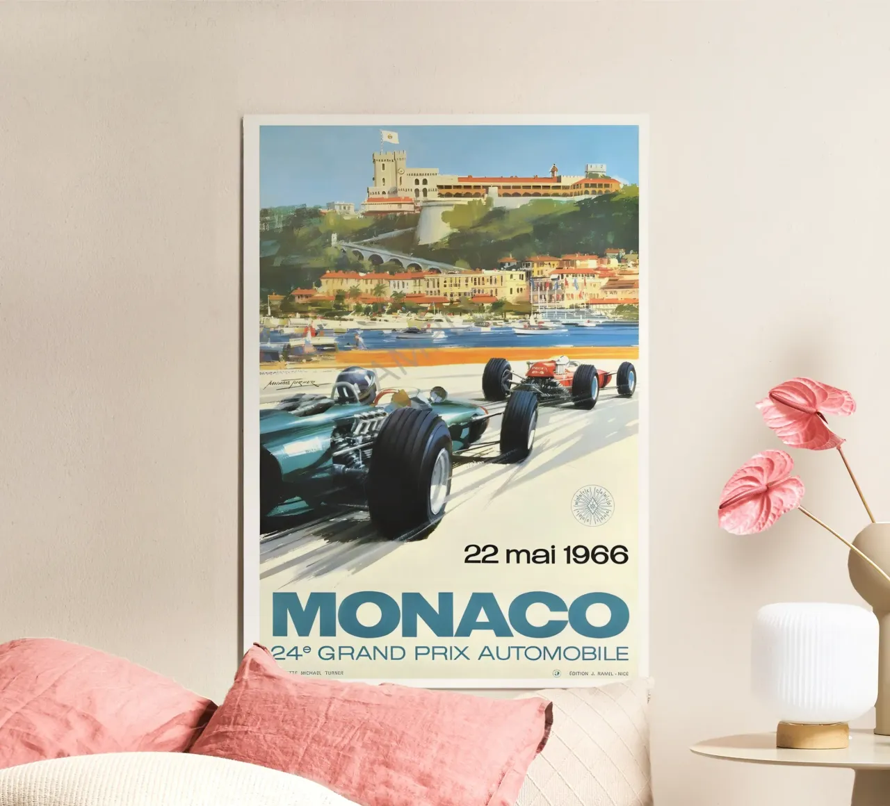 Grand Prix Automobile maggio 1966 alluminio dibond da AUTOSHOOT