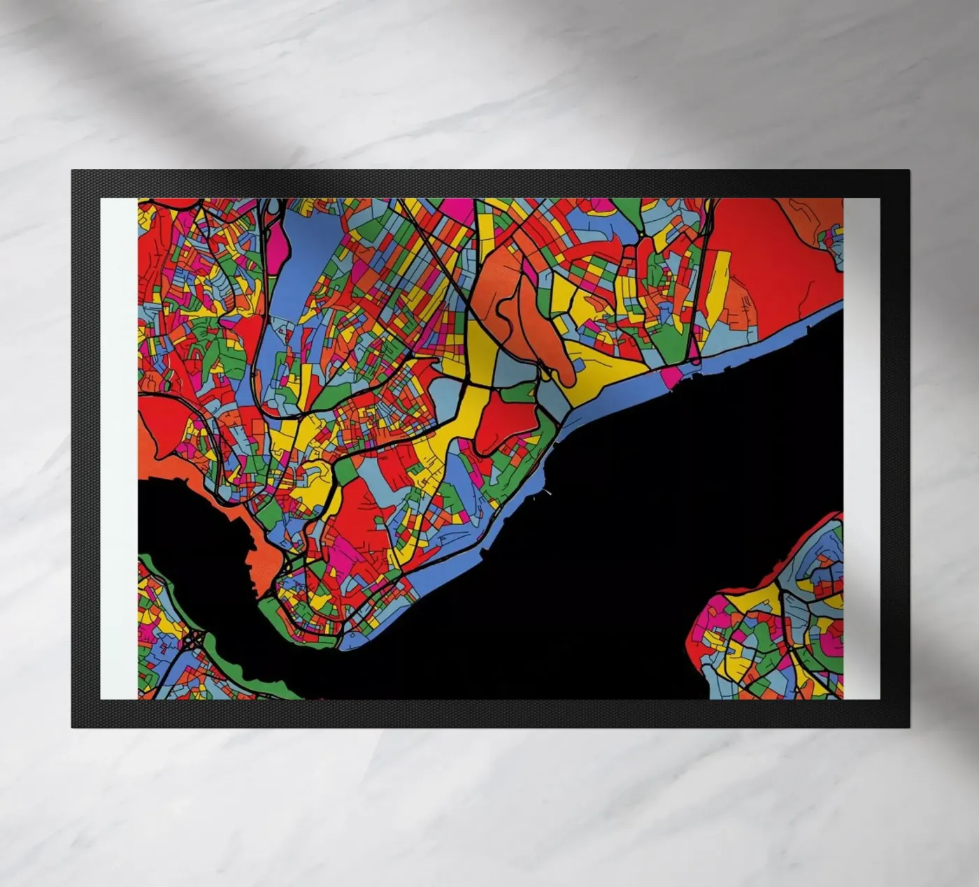 Istanbul deurmat van The Cartography Collection