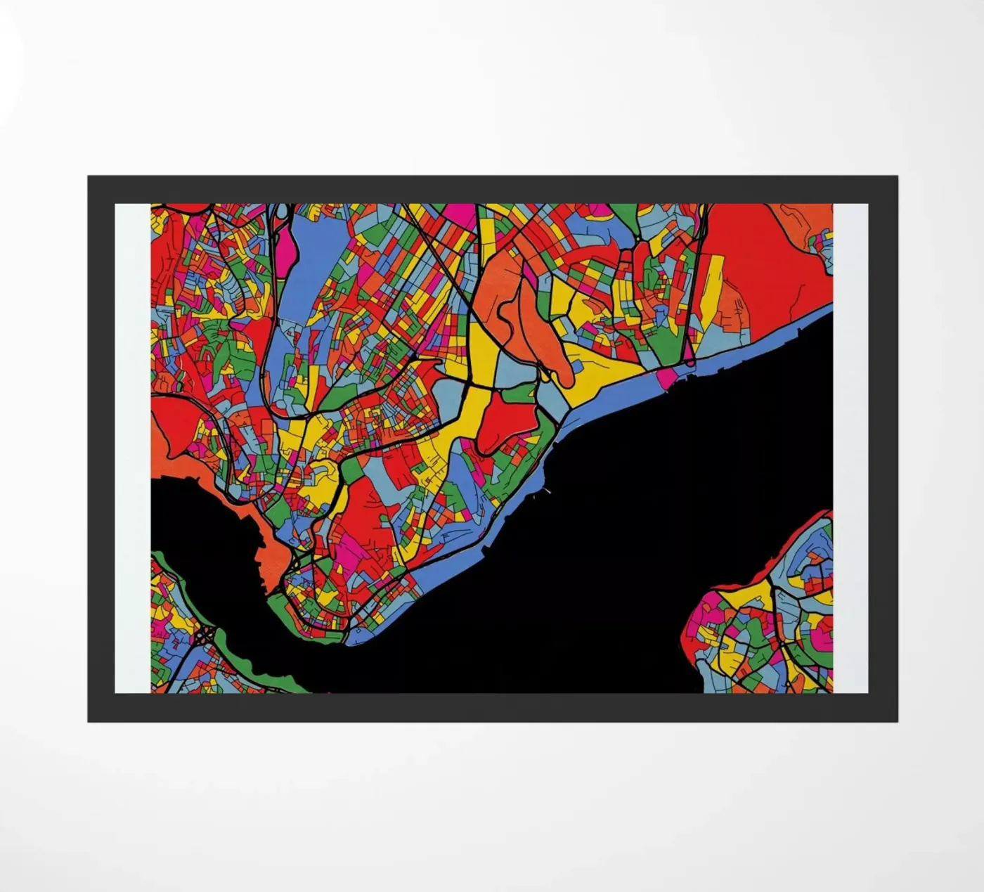 Istanbul deurmat van The Cartography Collection