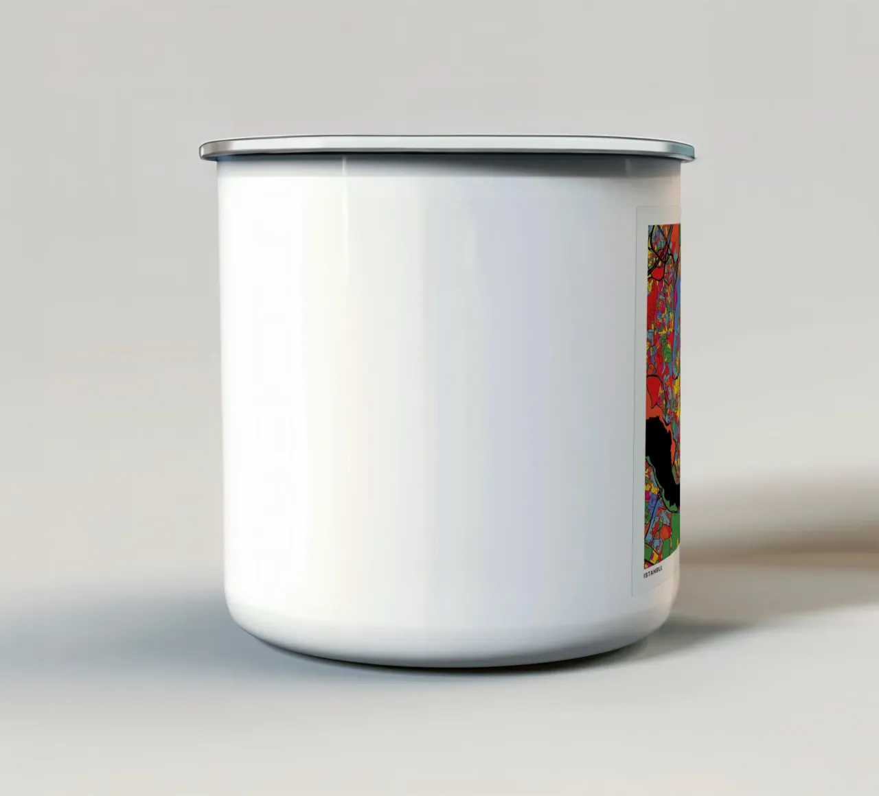 Istanbul tazza in smalto da The Cartography Collection