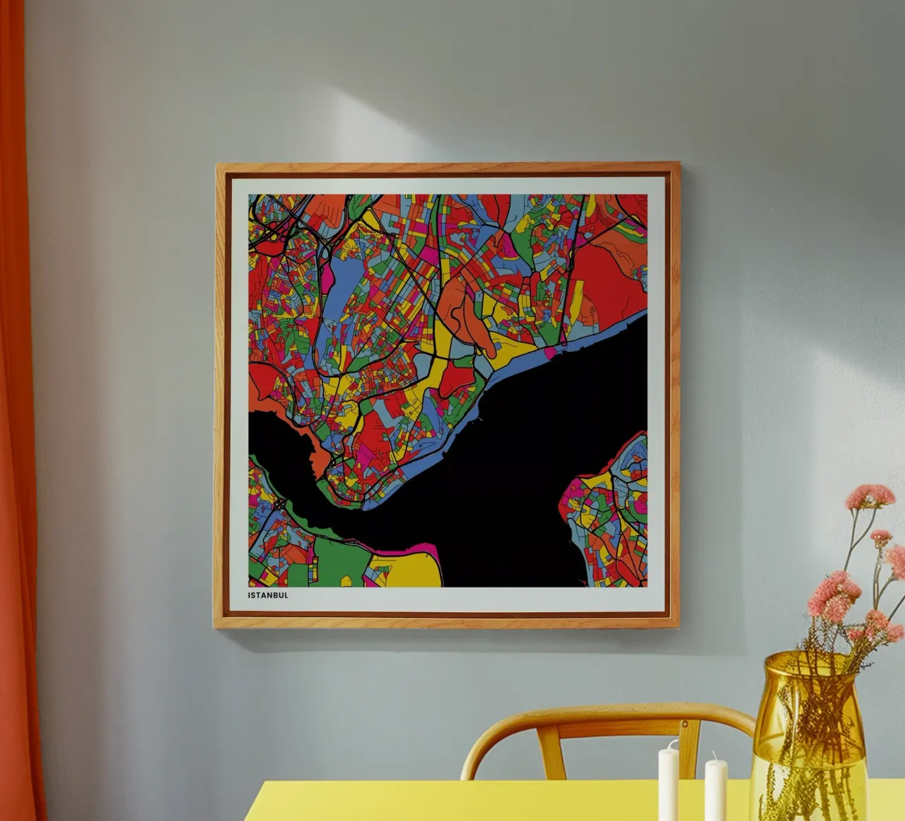 Istanbul plexiglass da The Cartography Collection