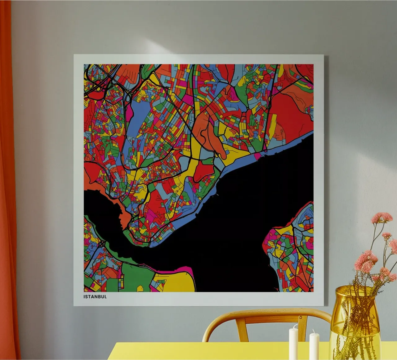 Istanbul plexiglass da The Cartography Collection