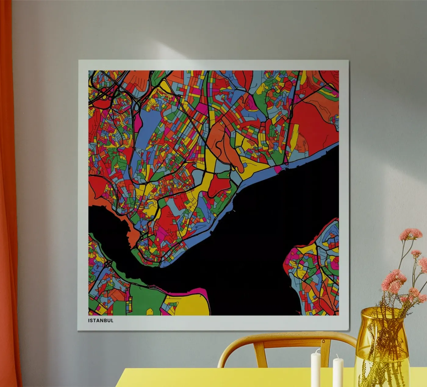 Istanbul poster da The Cartography Collection