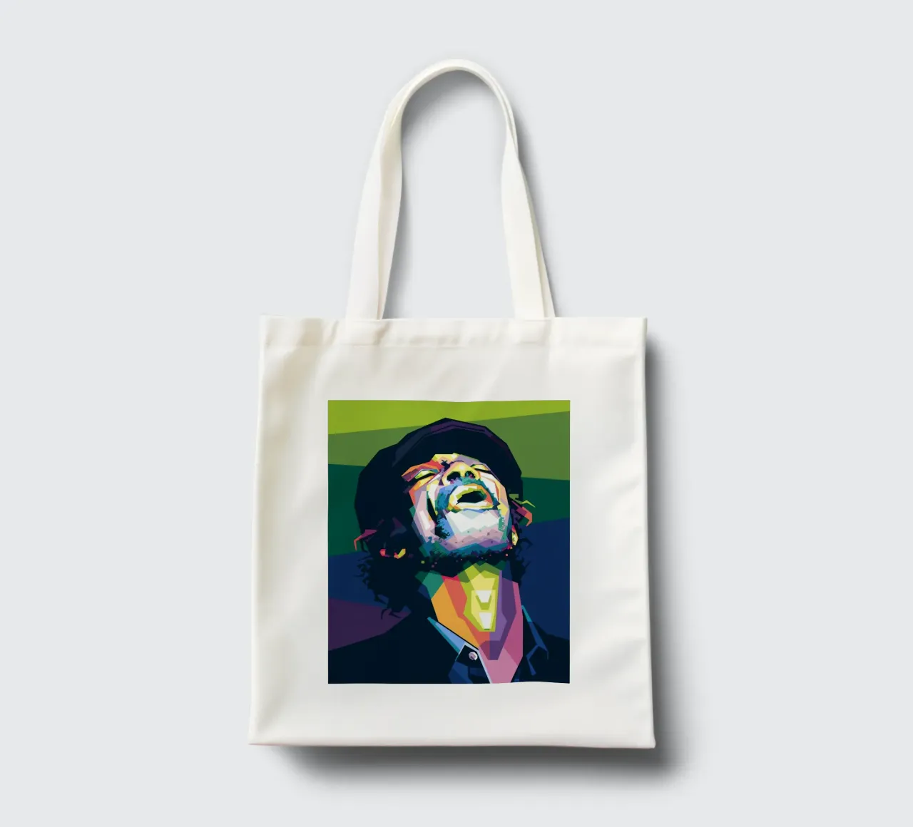 Gil Scott Heron Pop Art WPAP borsa in juta da Alkahfsmart