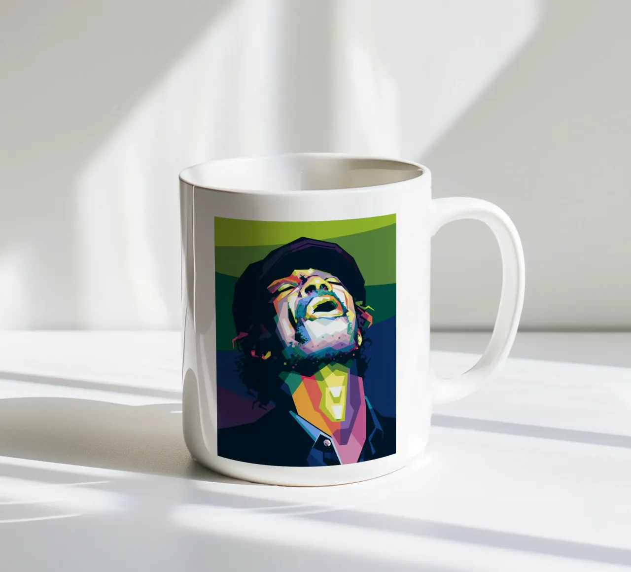 Gil Scott Heron Pop Art WPAP tazza in ceramica da Alkahfsmart